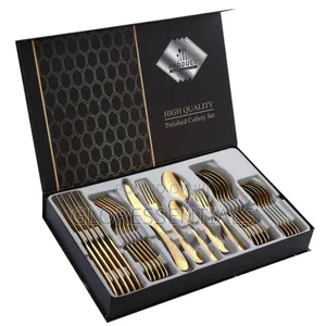 24pcs High Quality Polished Cutleries