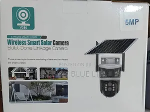 Triple(3) Lens Solar PTZ Camera 5mp (V380)