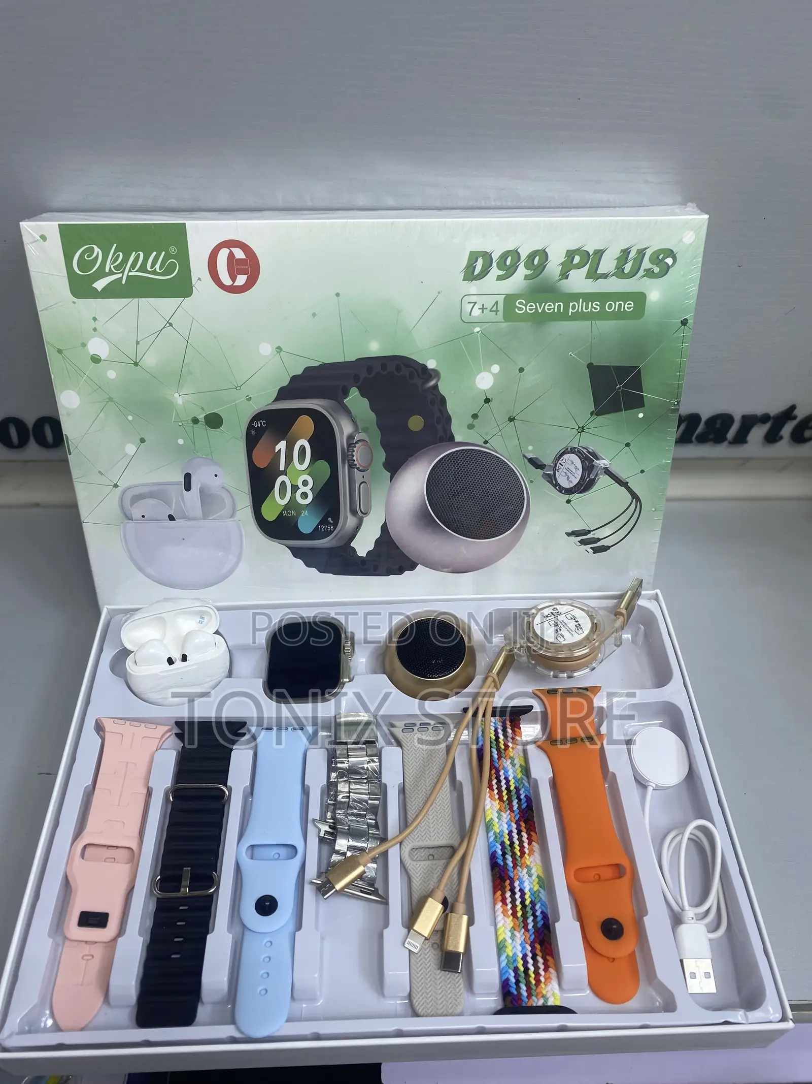 D99 Plus 7in1smartwatch With Speaker