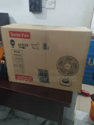 Enjoy 24/7 Cool Air With Charweek Solar Table Fan