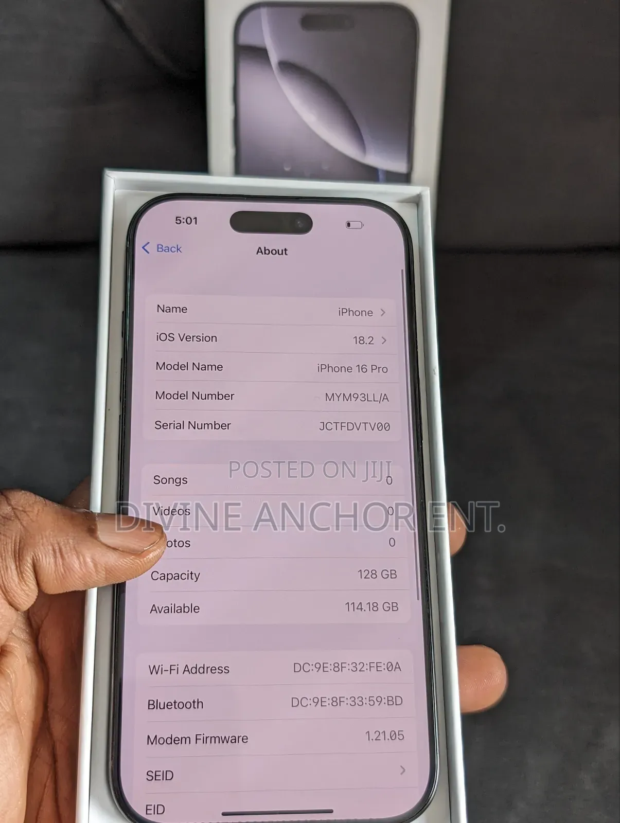Apple iPhone 16 Pro 128 GB Black