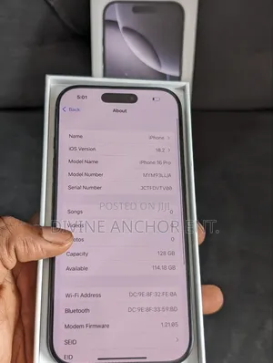 Apple iPhone 16 Pro 128 GB Black