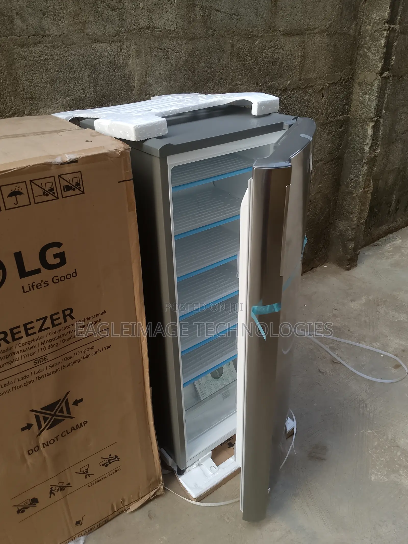 Lg Upright Standing Freezer 6 Step the Backup