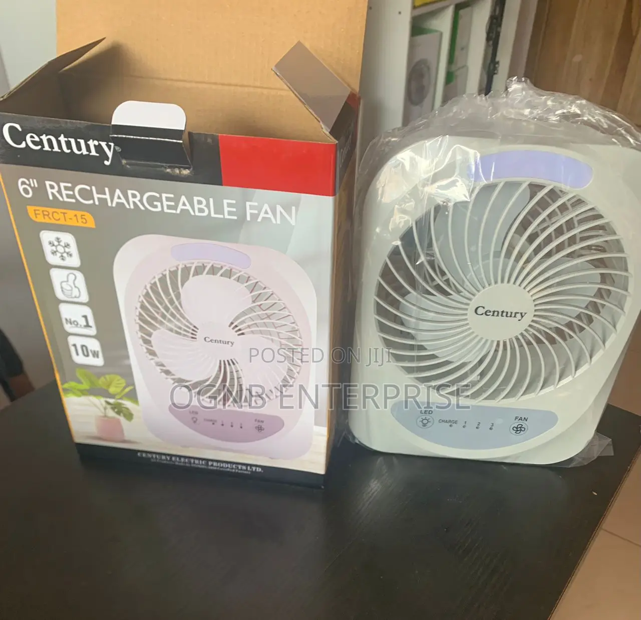 6 Inches Century Rechargeable Fan