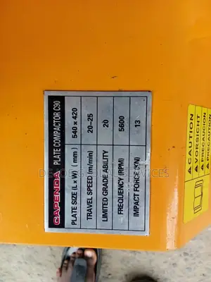 Plate Compactor for Industrial Use