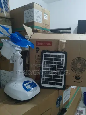Say Goodbye to Heat - Get Charweek Solar Table Fan
