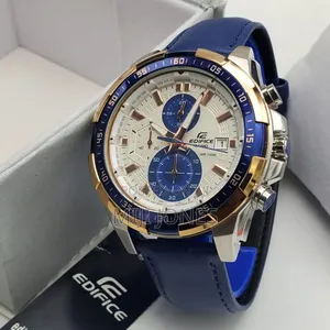 Casio Edifice Chrono Men Leather Watches