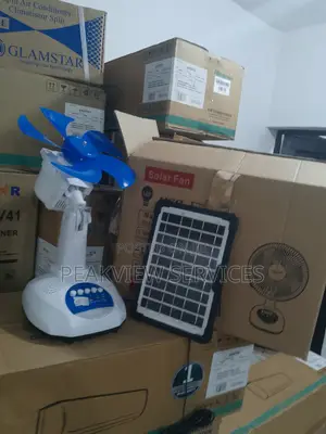 No Fuel, No Nepa, No Stress - Charweek Solar Table Fan