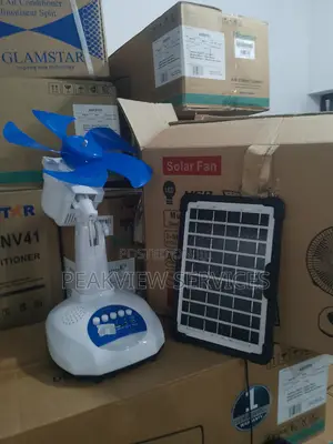 Best Solar Fan Table Fan - Charweek Rechargeable