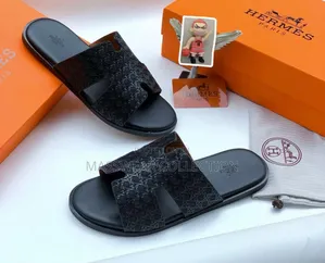 Men's Leather Slippers