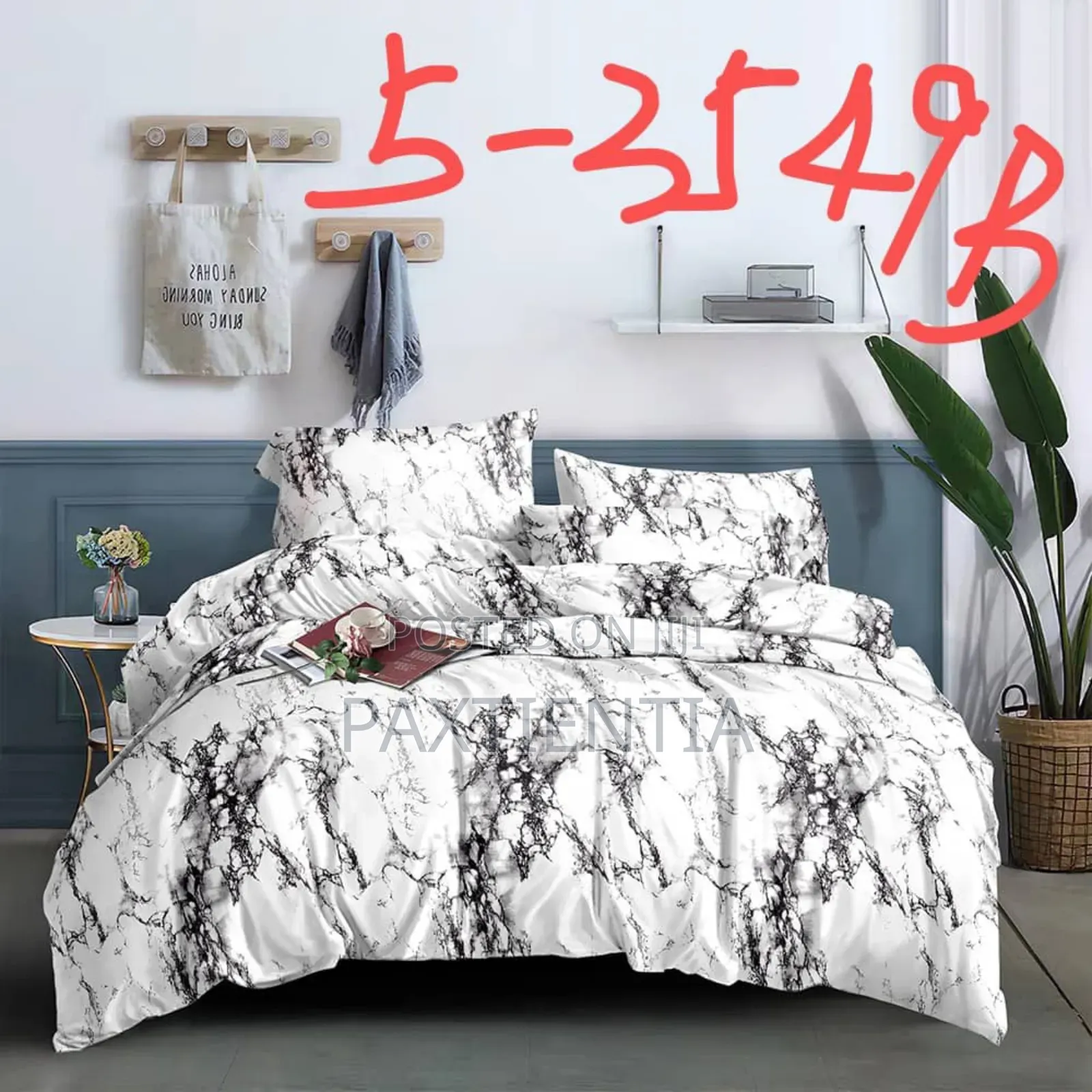 7 by 7 Bedsheet and Duvet Set