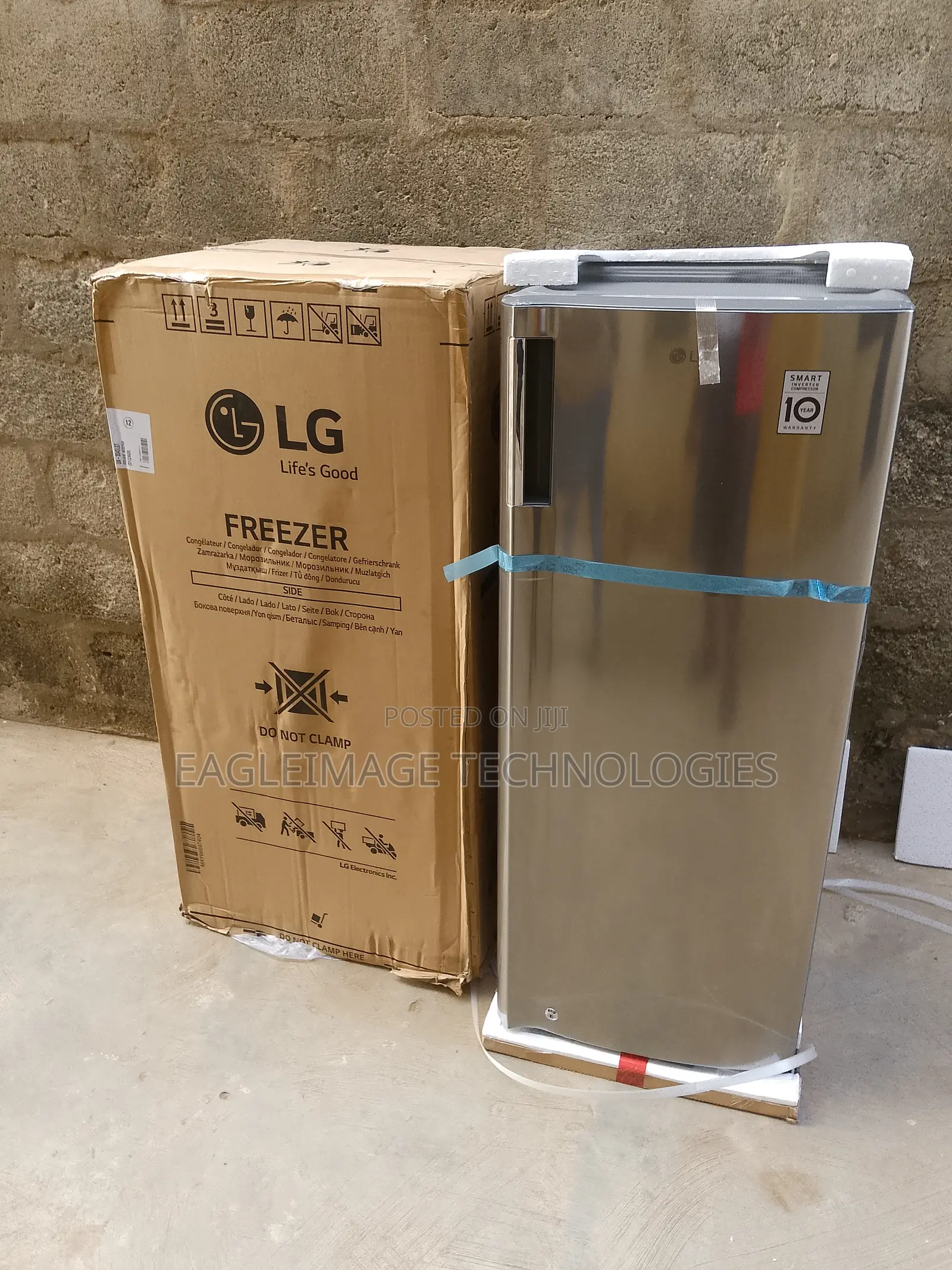 Lg Star Rated Upright Standing Freezer 6 Step