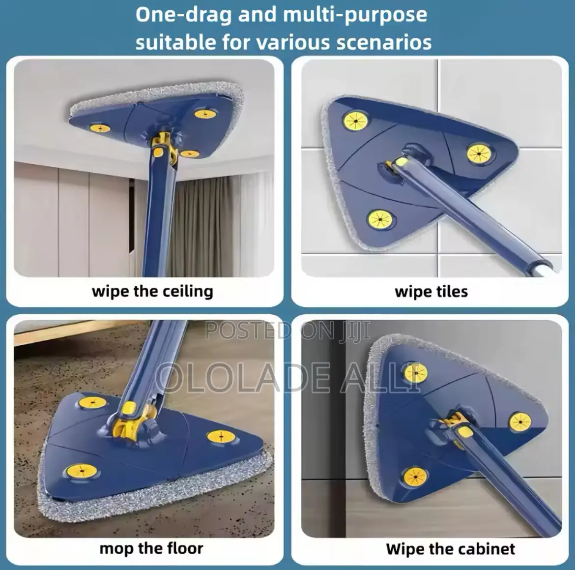 360 New Triangle Mop Rotatable