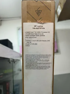 New Laptop HP 14S 8GB Intel Core i5 SSD 512GB