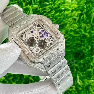 Original Cartier Engraved Chain Wristwatch