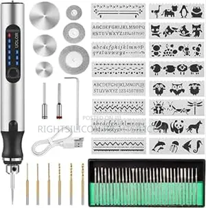 Usa Uolor Electric Engraving Tool Kit, Usb Cordless Recharge