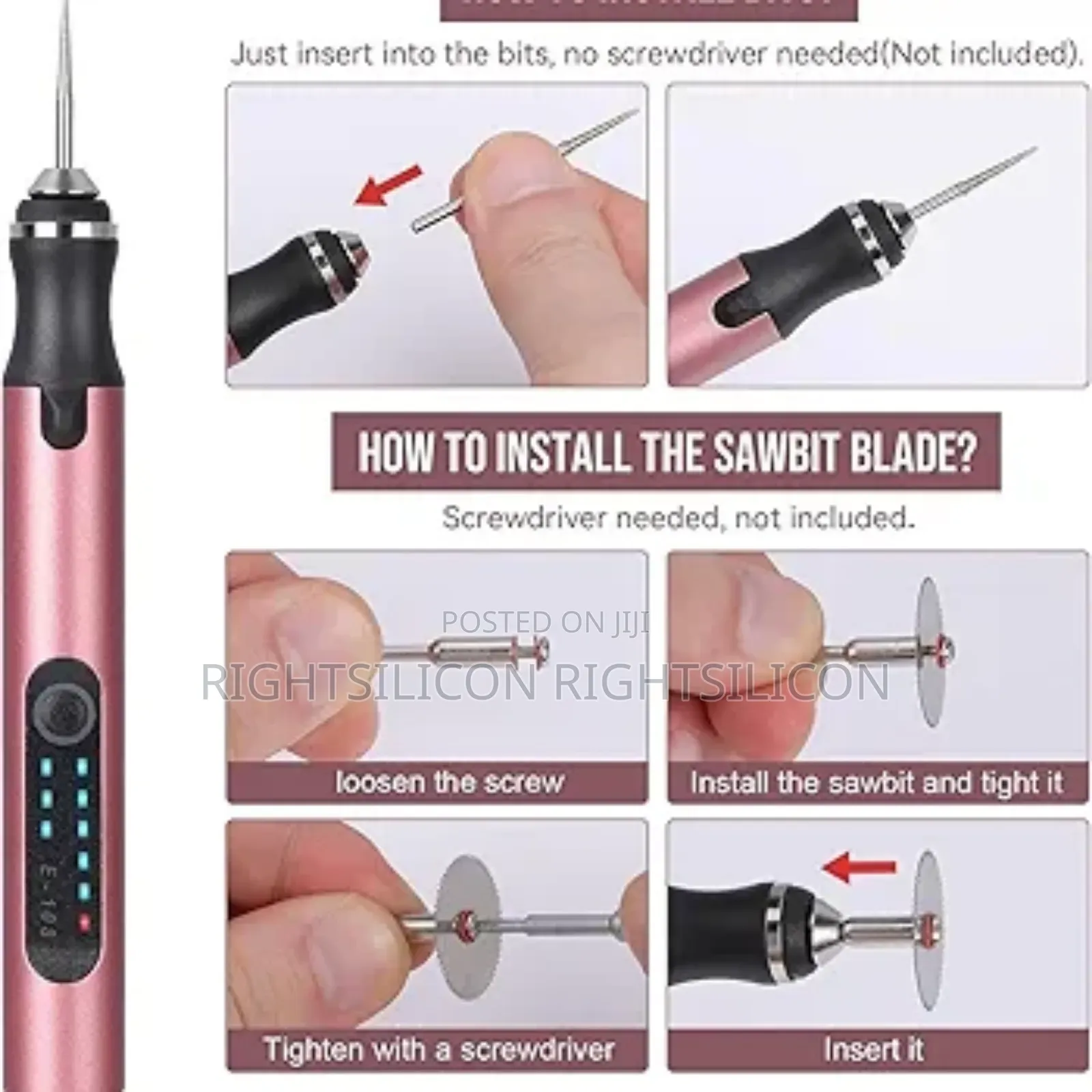 Usa Uolor Electric Engraving Tool Kit, Usb