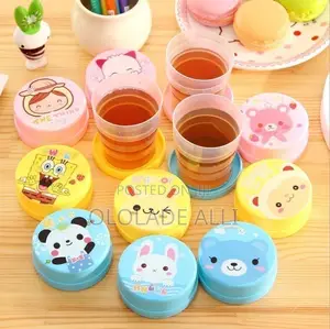 2 Pieces Foldable Children Cup