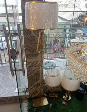 Luxury Standing Lamp, Gold Body.