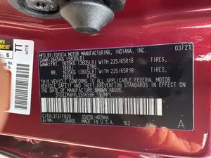 Toyota Highlander XLE 2021 Red