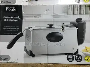 George Home 3l Pro Deep Fat Fryer - Stainless Steel