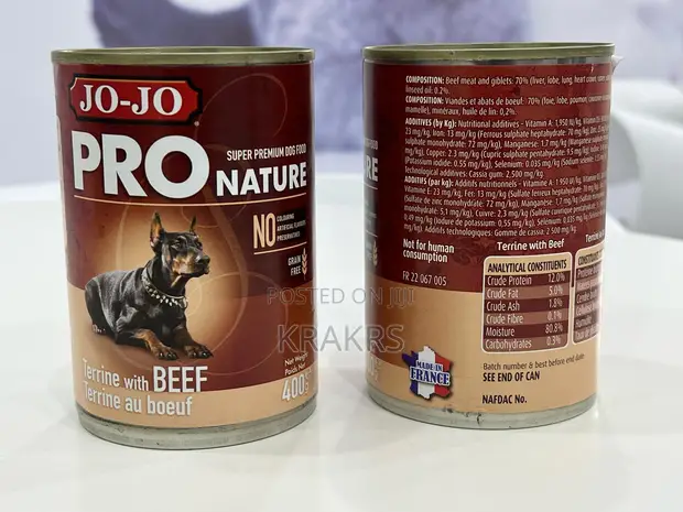 Jojo Pro Nature Beef Dog Food in Ikeja Pet Accessories, Jojo