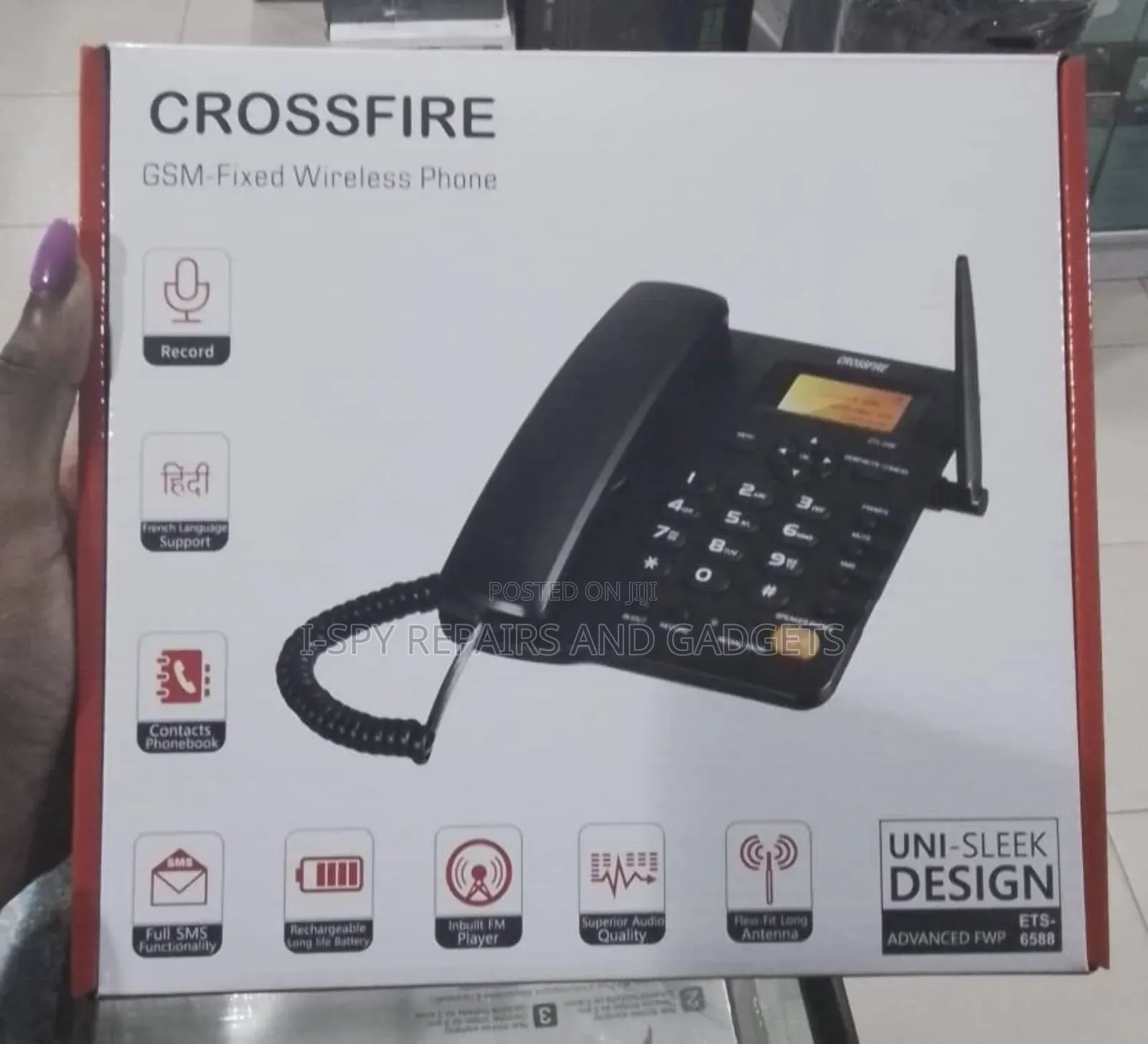 Crossfire GSM Fixed Dual Sim Wireless Phone