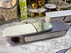 Contemporary Marble Top Tv Stand With Cabinets