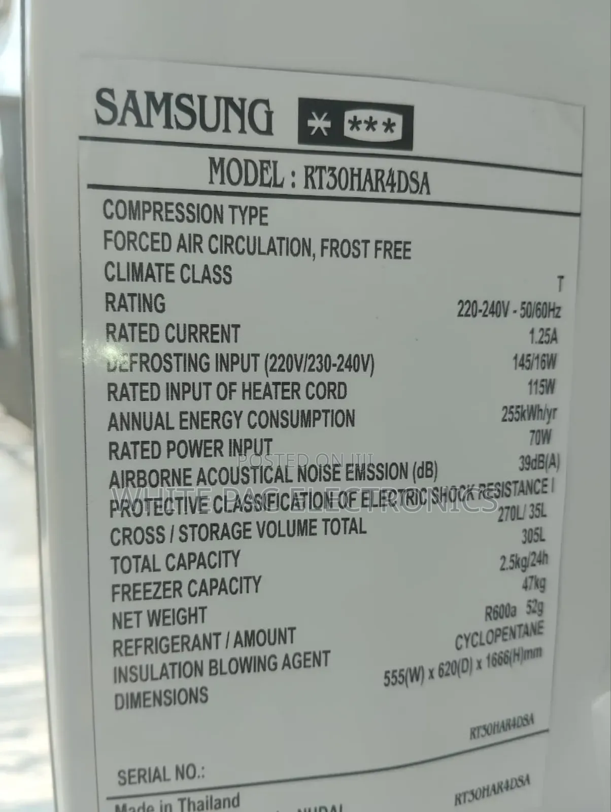 Original Samsung 305 L Digital Inverter Freezer / Fridge >10