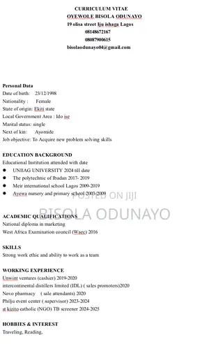 Front Desk Officer
