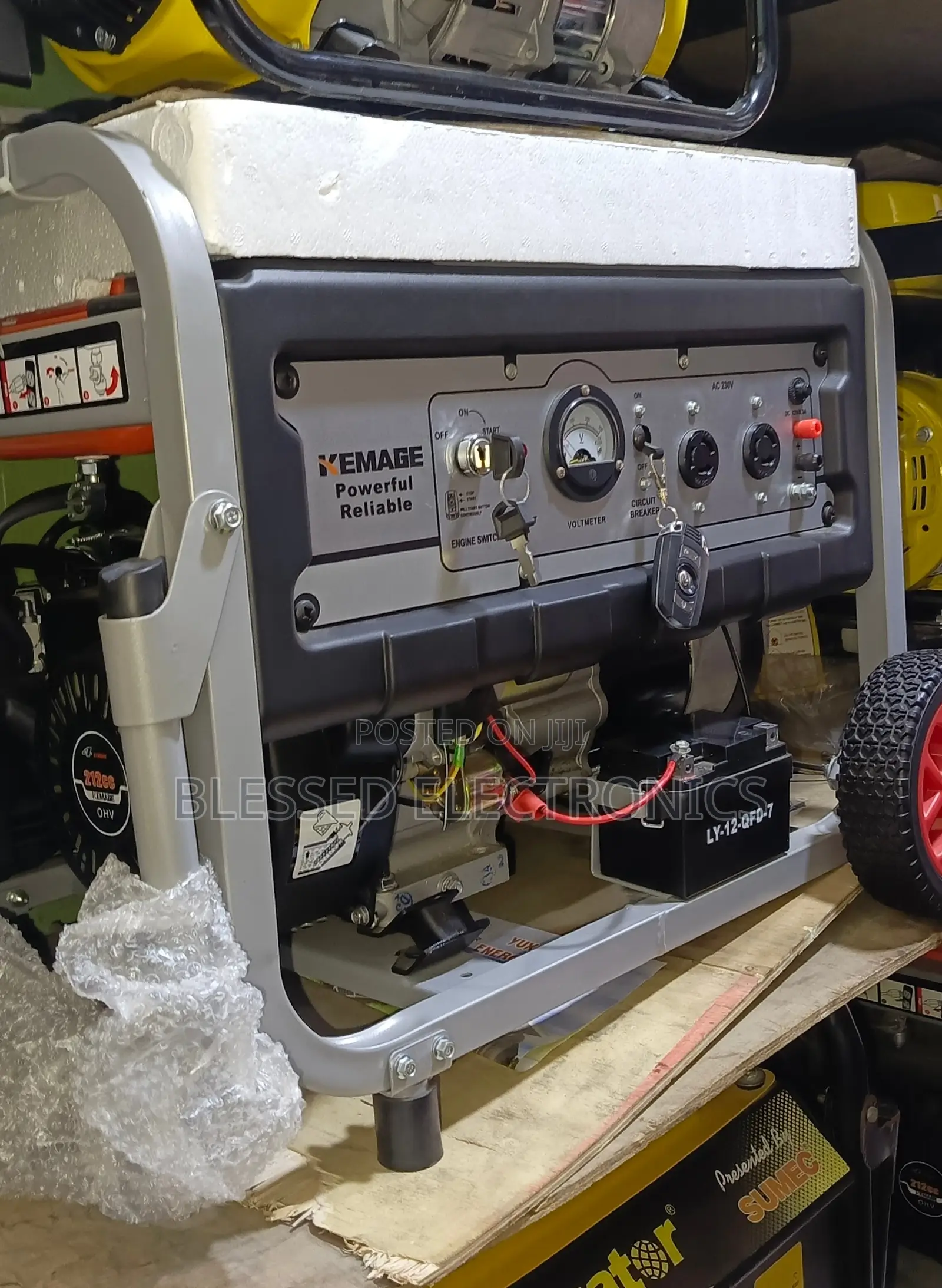 Kemage Generator With Remote Control 5.5kva 100% Copper Wire