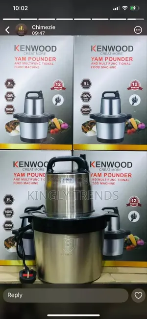 Kenwood Yam Pounder and Processor