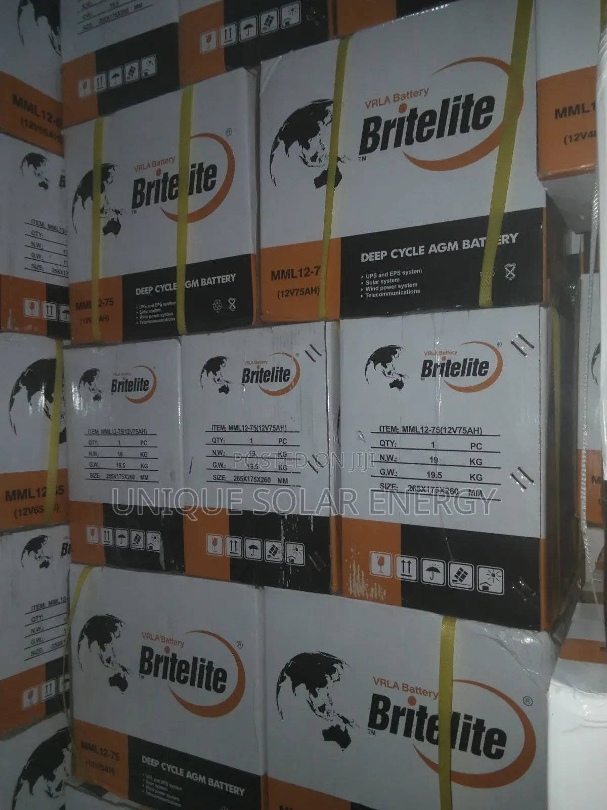 Britelite 75ah 12v Deep Cycle Battery