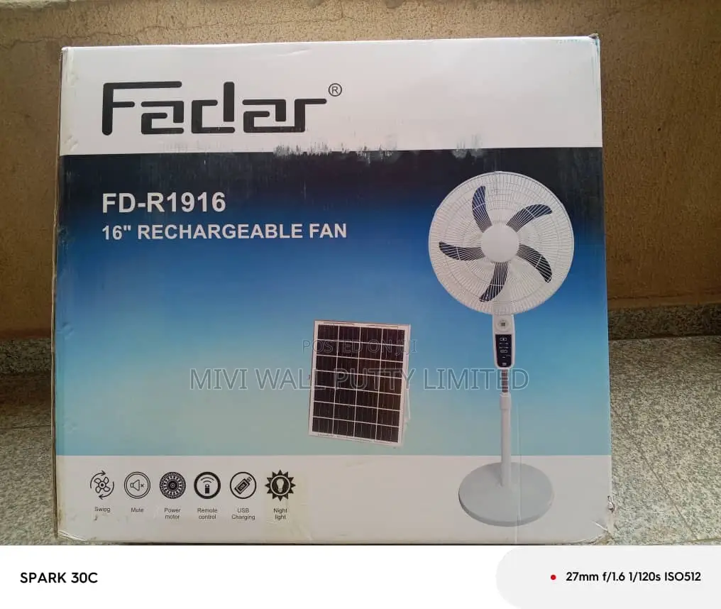 Wallplast Solar Fan