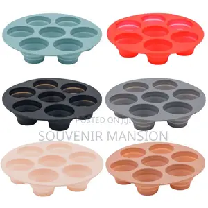Collapsible Silicone Cupcake Mold