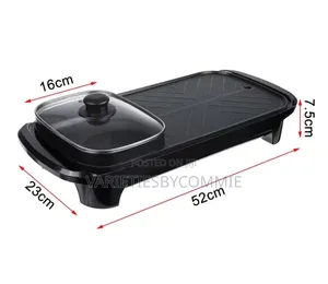 1 Multifunctional Non-Stick Electric Cooking Pot Grill