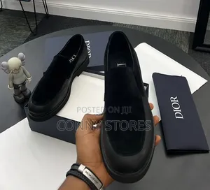 High Quality and Luxury Brown and Black Christian Dior-Shoe