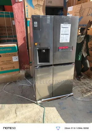 Brand New Lg Side-Side Fridge>647l>Ice Cube>Inverter>Silver>