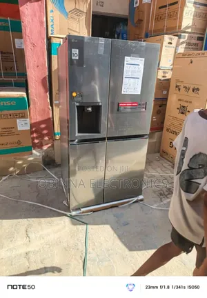 Brand New Lg Side-Side Fridge>647l>Ice Cube>Inverter>Silver>