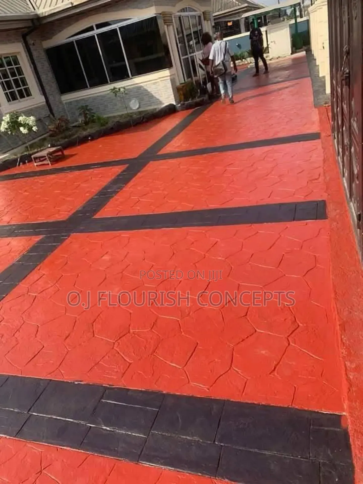 Spunky Stamped Concrete Flooring