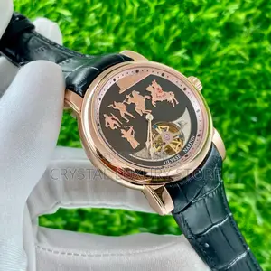 Ulysse Nardin Quality Men Genuine Leather Wristwatch