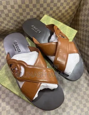Italian Leather Gucci Slipers