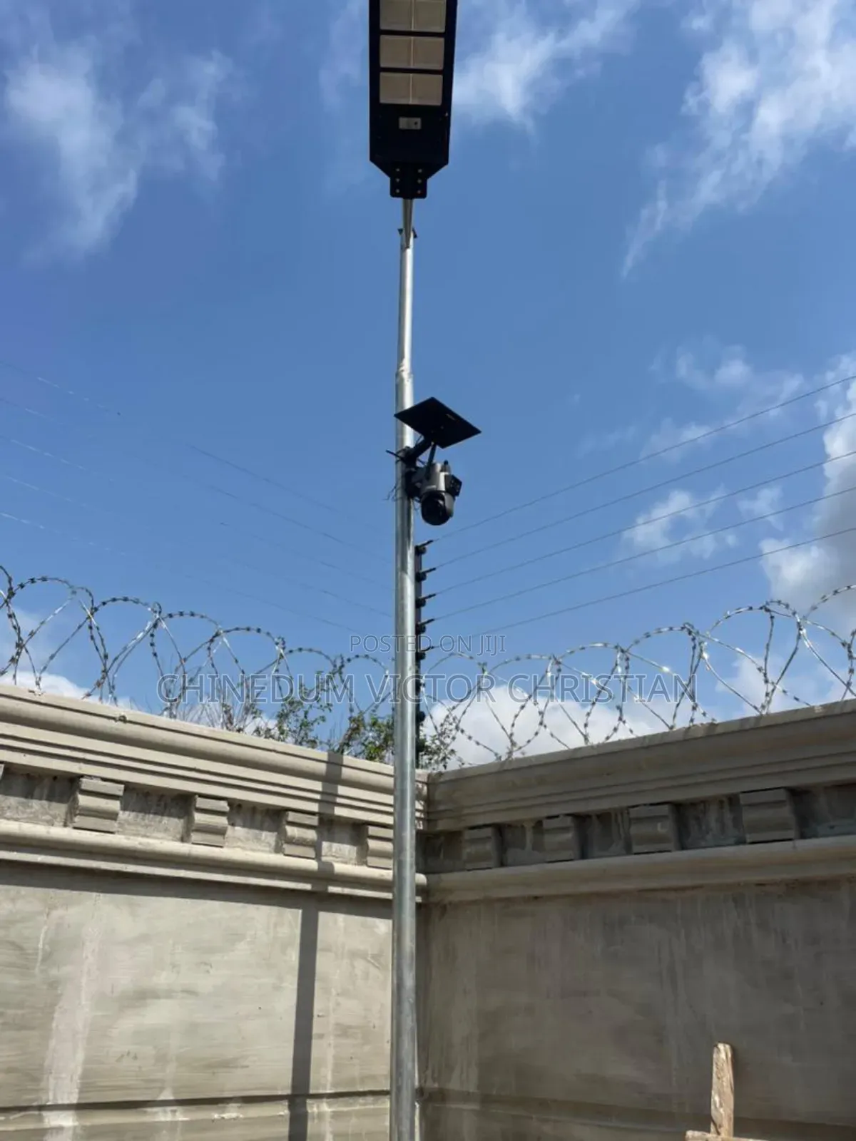 Solar PTZ Camera Installation