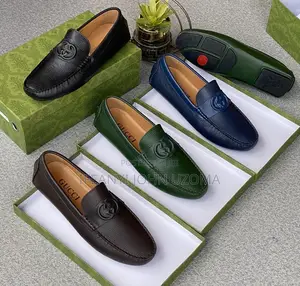 Exclusive Gucci Leather Loafers Shoes