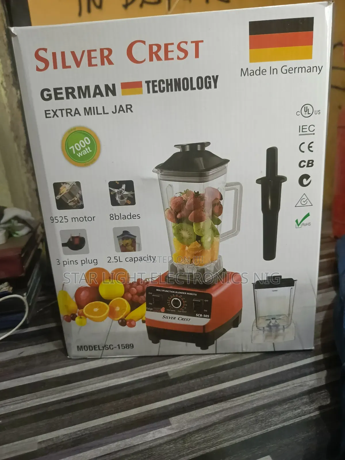 Silver Blender 3 Liters