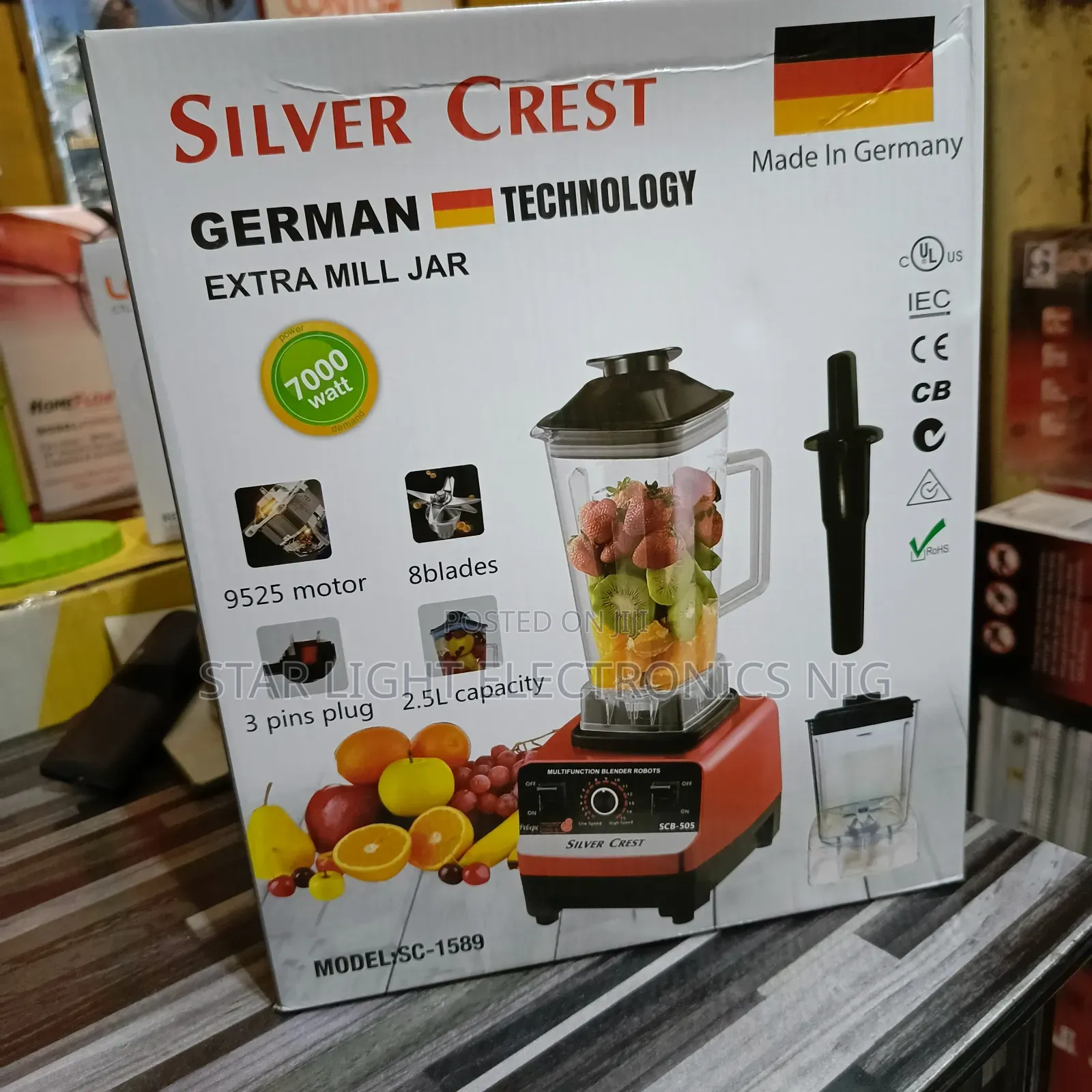 Silver Blender 3 Liters
