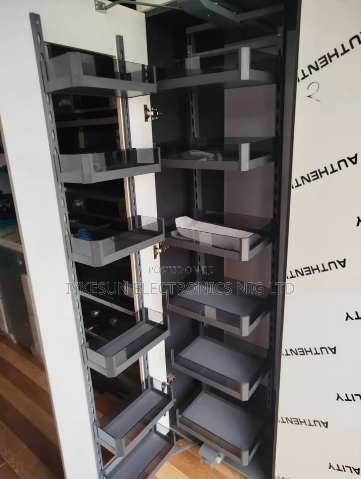 Original Quality Built-in Pantry Grey 6 Steps Etc.
