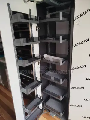 Original Quality Built-in Pantry Grey 6 Steps Etc.