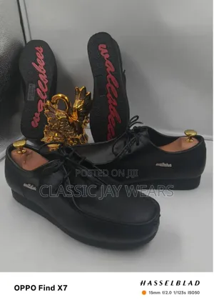 Plain Black Shoe Collections for Men