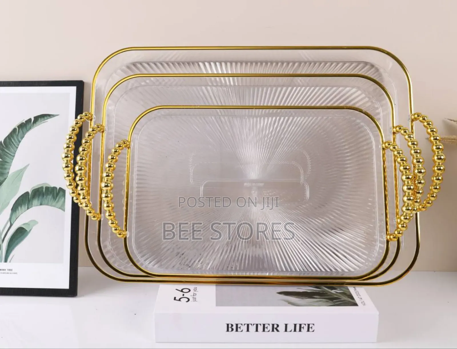 Luxury Transparent 3in1 Tray